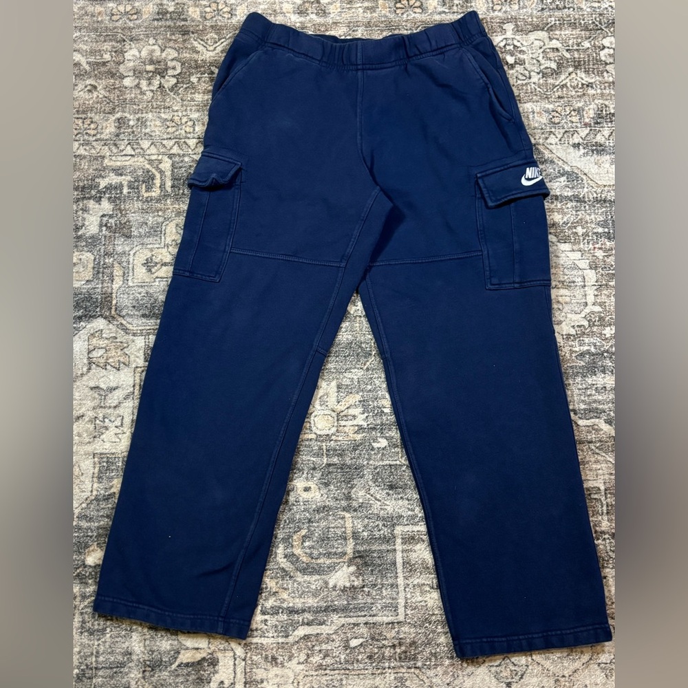 Vintage‎ Nike Navy Cargo Sweat Pants